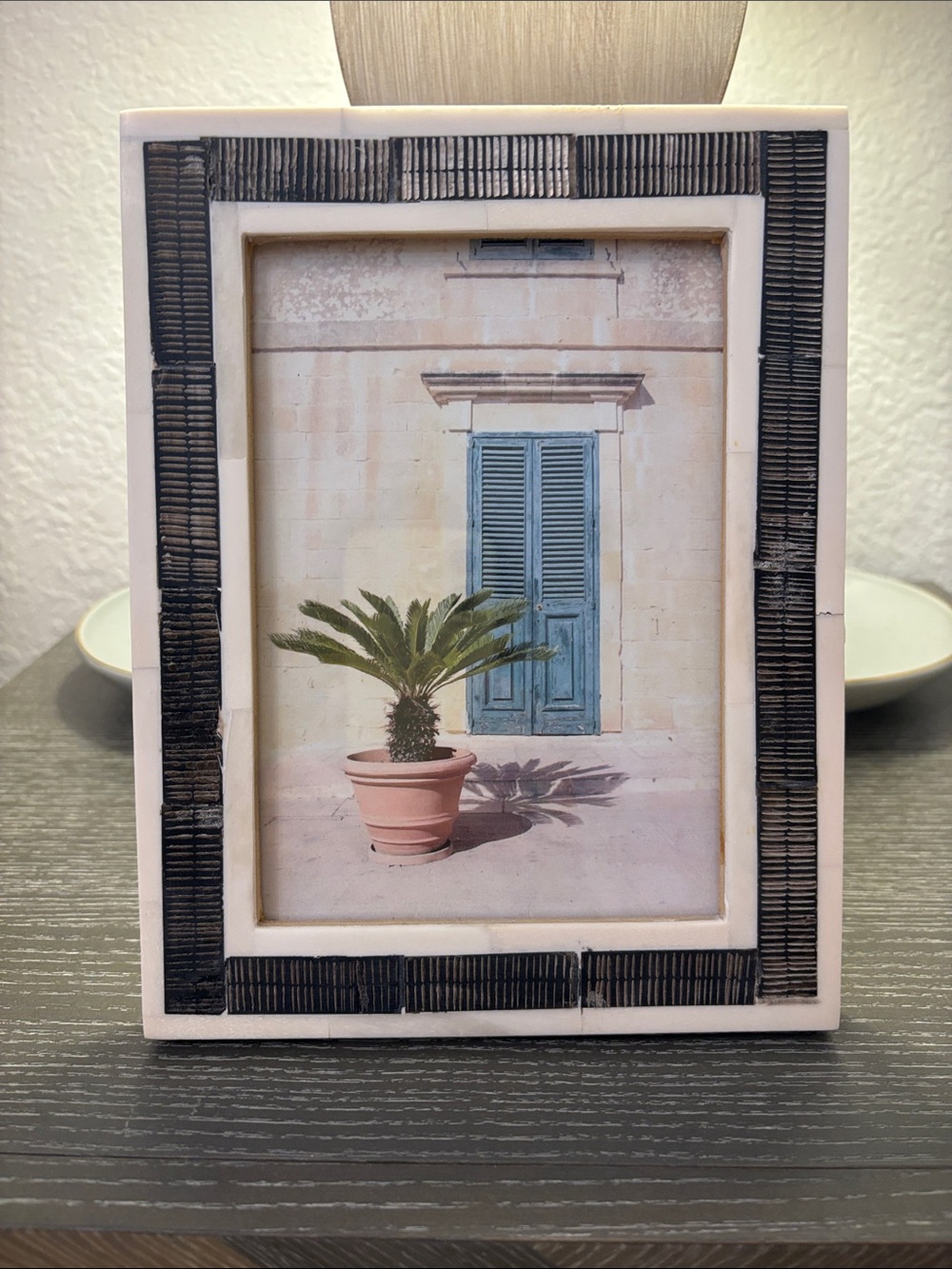 Opalhouse Black and Cream Textured Accent Photo Frame
